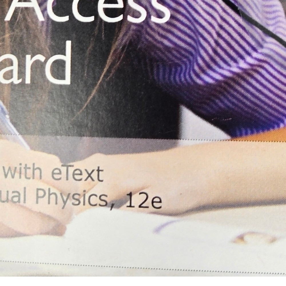 Pearson MasteringPhysics Student Access Code Card Hewitt Conceptual Physics 12e - Picture 5 of 5